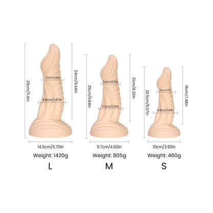 Sphinx Liquid Silicone Dildo Medium Medium Beige