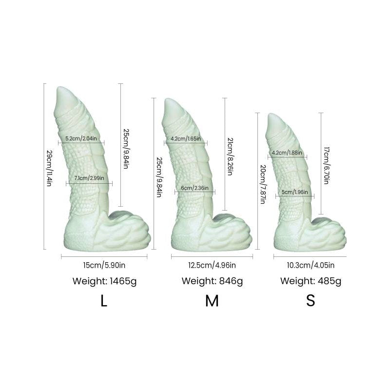 Willie Liquid Silicone Dildo Medium Medium Green