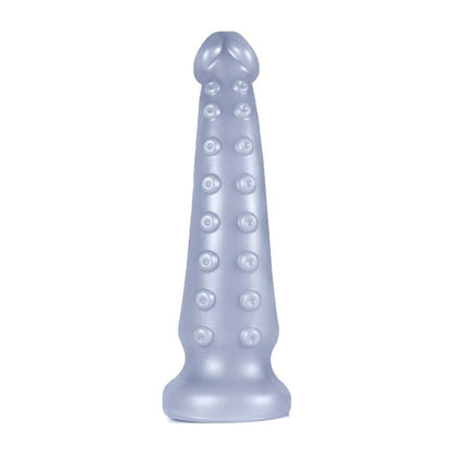 OctoCock Liquid Silicone Dildo Medium Medium Silver