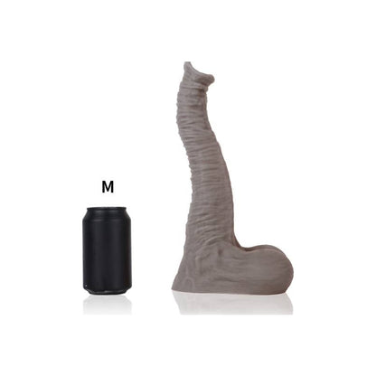 Dexter Liquid Silicone Dildo Medium Medium Grey