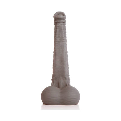 Dexter Liquid Silicone Dildo Medium Medium Grey