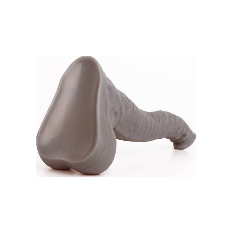 Dexter Liquid Silicone Dildo Medium Medium Grey