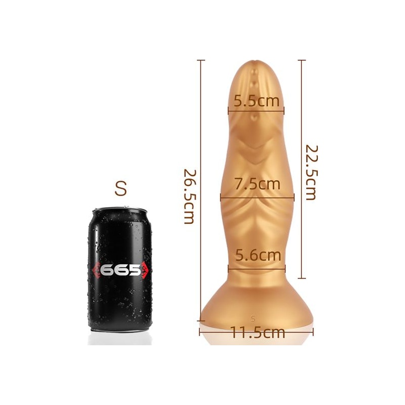 Pupa Liquid Silicone Dildo Small Rose Gold