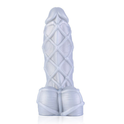 Fetishique Liquid Silicone Dildo Medium Silver Sport Fucker