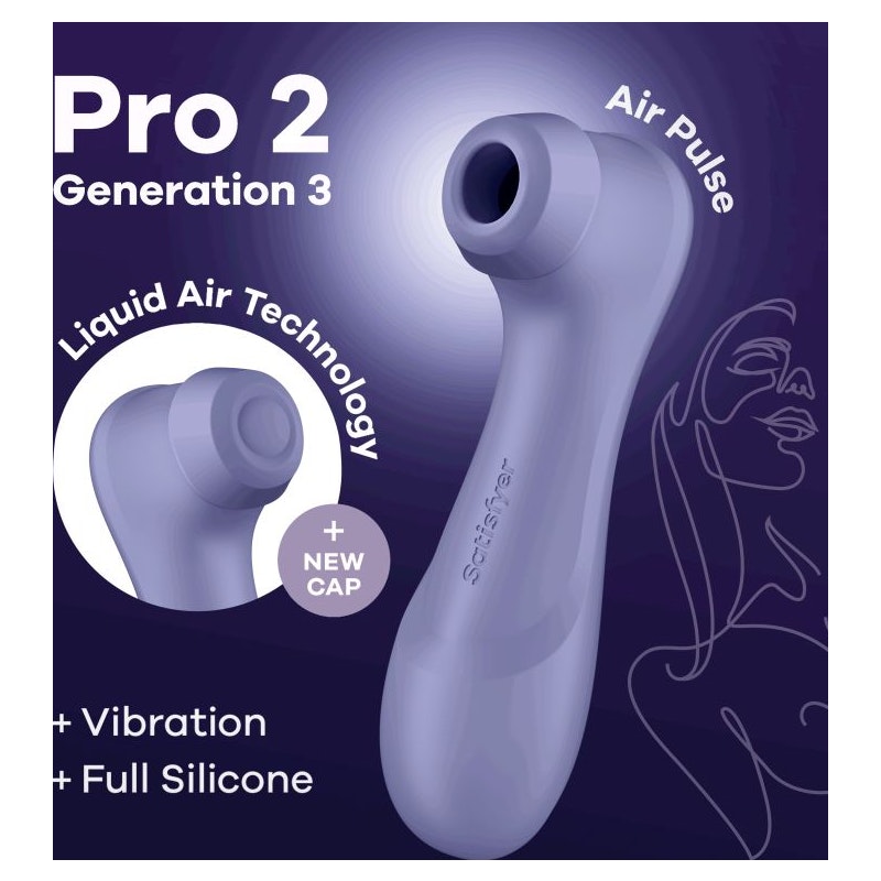 Satisfyer Pro 2 Gen 3 Clitoral Stimulator Lilac Purple