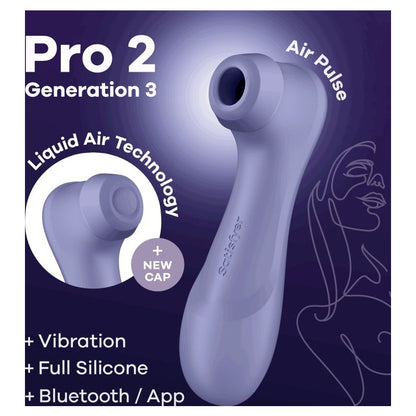 Satisfyer Pro 2 Gen 3 App Control Clitoral Stimulator Lilac