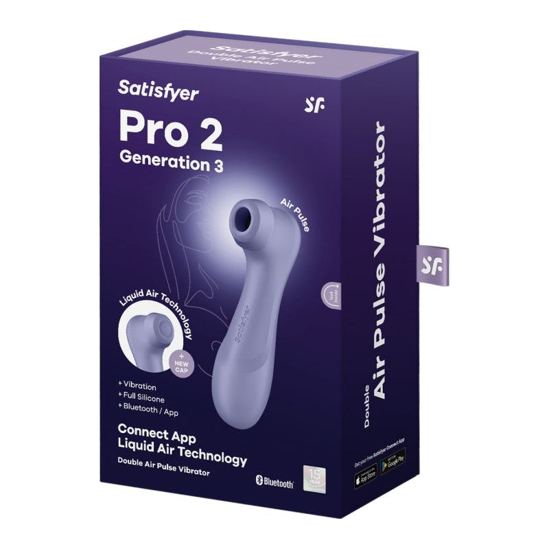 Satisfyer Pro 2 Gen 3 App Control Clitoral Stimulator Lilac