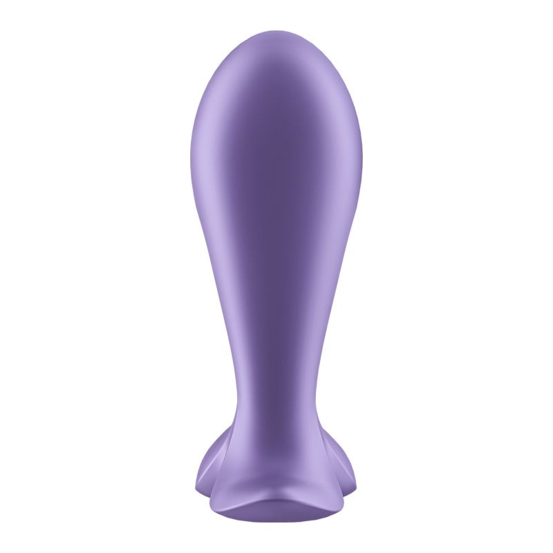 Satisfyer Intensity Vibrating Butt Plug Connect App Purple