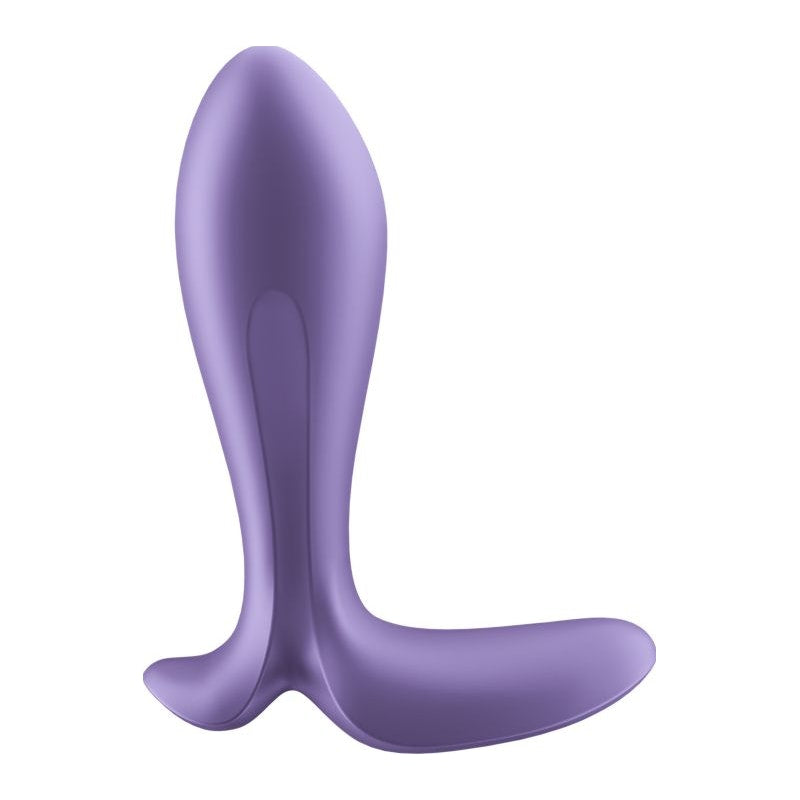 Satisfyer Intensity Vibrating Butt Plug Connect App Purple