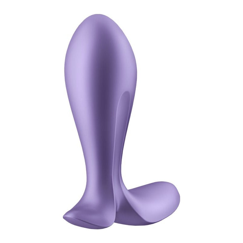 Satisfyer Intensity Vibrating Butt Plug Connect App Purple