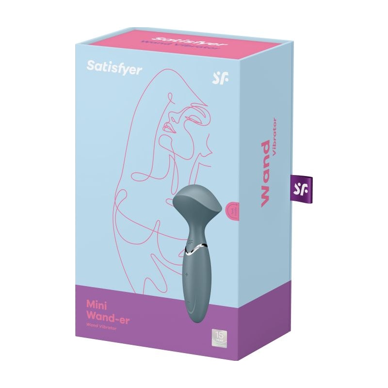 Satisfyer Mini Wand-er Sensual Full-Body Massages Grey