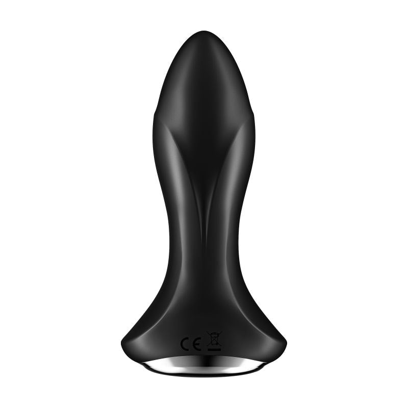 Satisfyer Rotator Butt Plug 1+ Vibrating App Connect Black