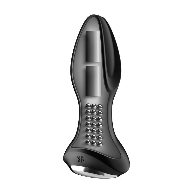 Satisfyer Rotator Butt Plug 2+ Vibrating App Controlled Black