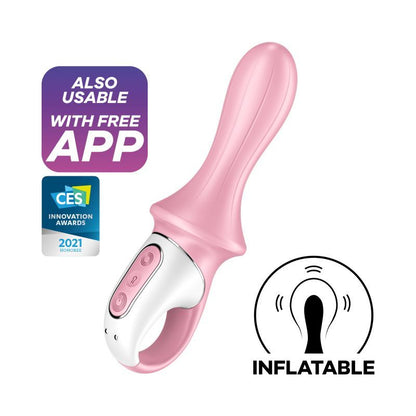 Satisfyer Air Pump Booty 5+ Inflatable Shaft Pink