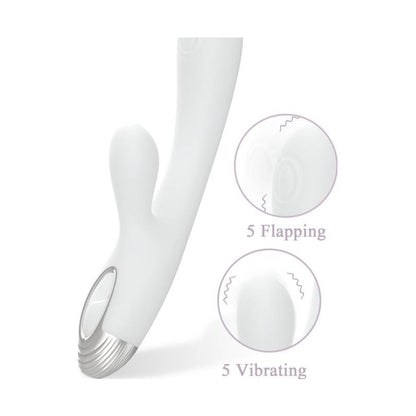 Pada Rabbit and G-Spot Pulsing Vibrator White White