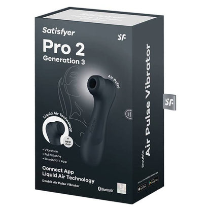 Satisfyer Pro 2 Gen 3 App Control Clitoral Stimulator Black Grey