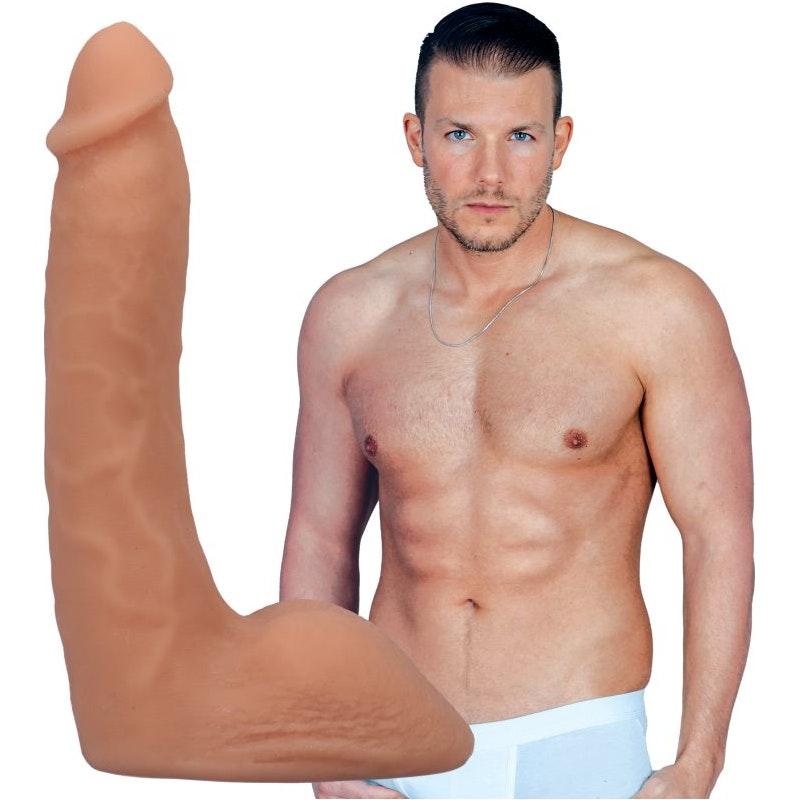 Codey Steele 8in Ultraskyn Cock w Removable Vac-U-Lock Suction Cup Vanilla Flesh