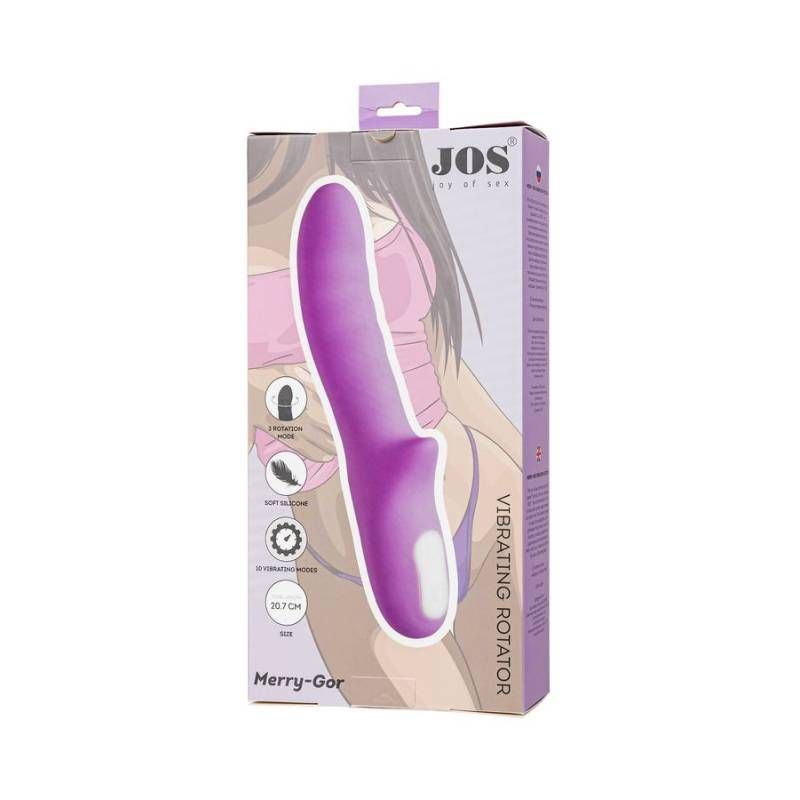 JOS Merry Gor Rotating Shaft Vibrator Violet