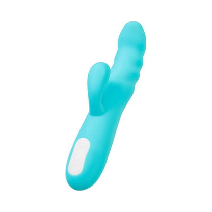 JOS Merry Swirl Rotating Shaft Rabbit Vibrator Blue Blue