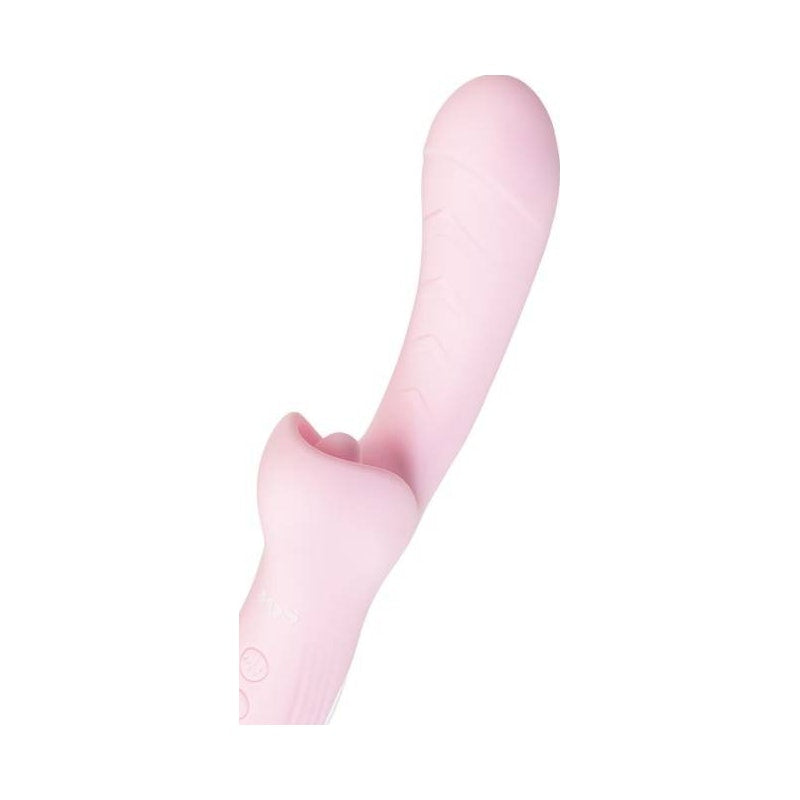 JOS Orali G-Spot Vibrator with Massaging Tongue Pink