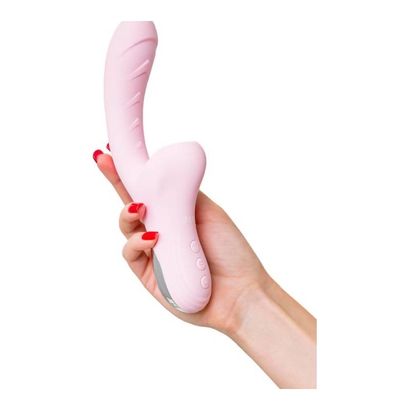 JOS Orali G-Spot Vibrator with Massaging Tongue Pink