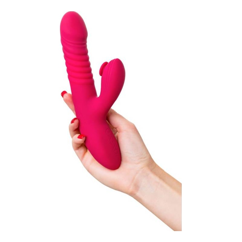 JOS Seri Thrusting Vibrator with Clitoral Stimulator Pad