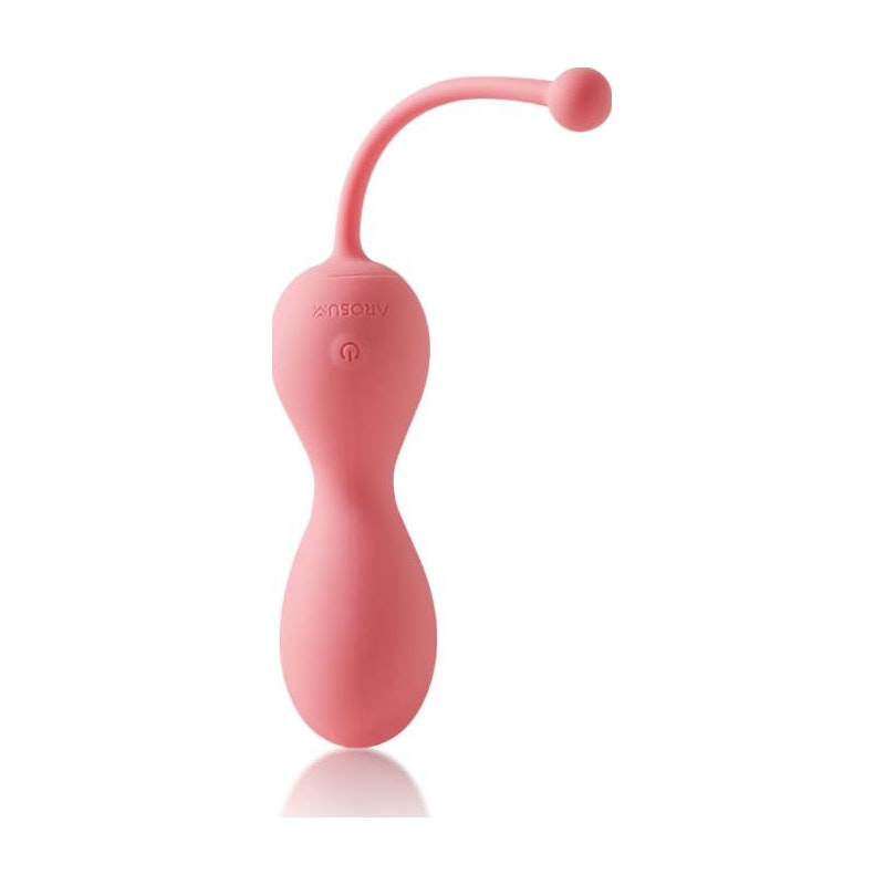 Kegelator Duo Vaginal Balls Come Hither Stimulator with Remote Pink