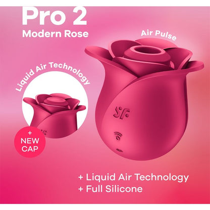 Modern Blossom Air Wave Clitoral Stimulator Satisfyer Pro 2 Pink