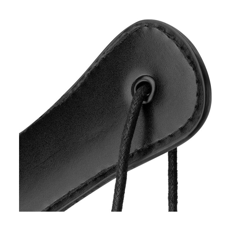 Faux Leather Paddle Black