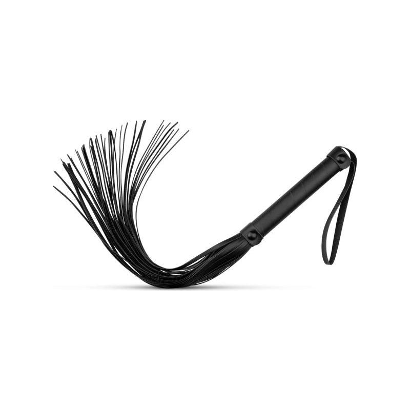 Faux Leather Flogger Black