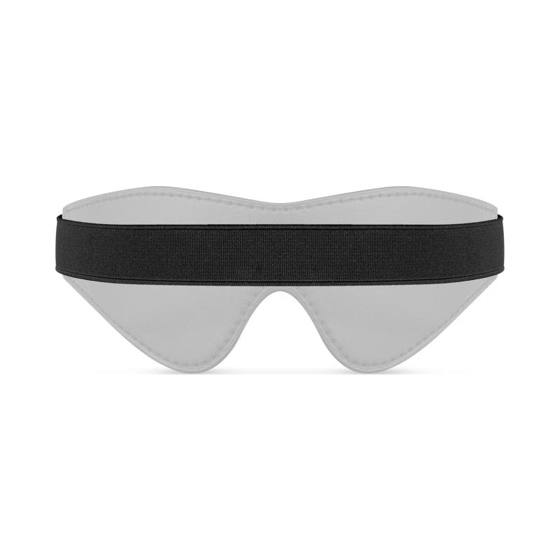 Faux Leather Blindfold Black