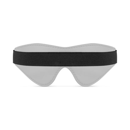 Faux Leather Blindfold Black