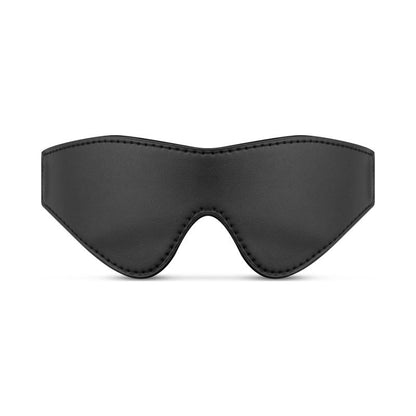 Faux Leather Blindfold Black