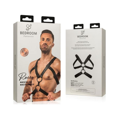 Rocco Bondage Harness Black