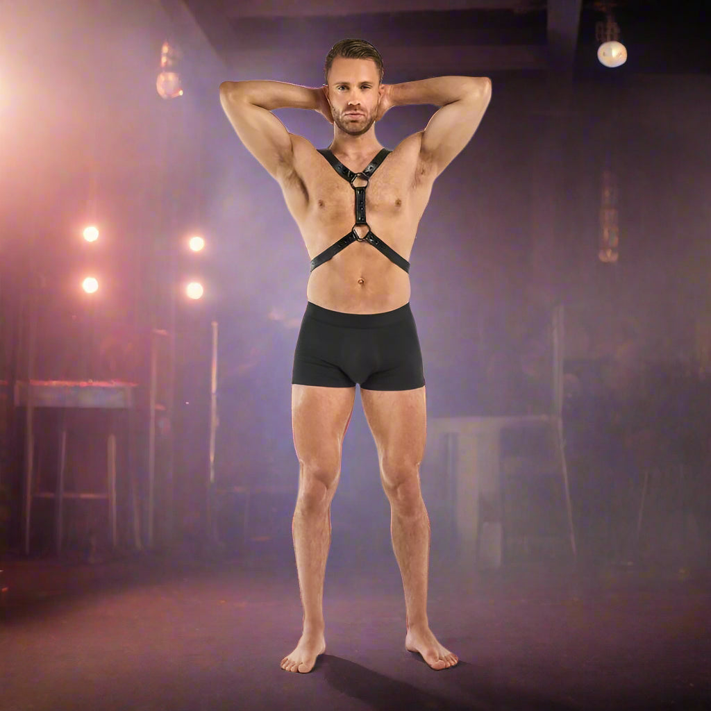 Max Bondage Harness Black