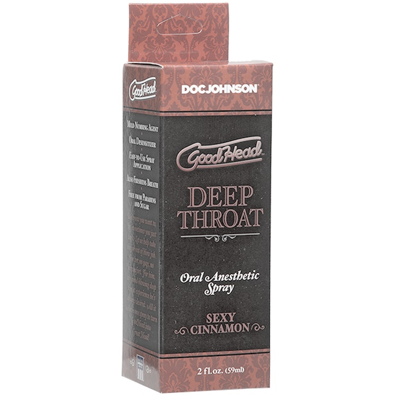 Deep Throat Spray Cinnamon 59ml by GoodHead