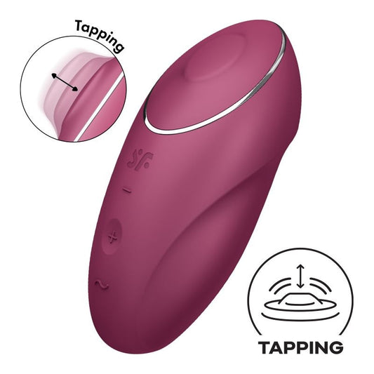 Satisfyer Tap and Climax 1 Red Red