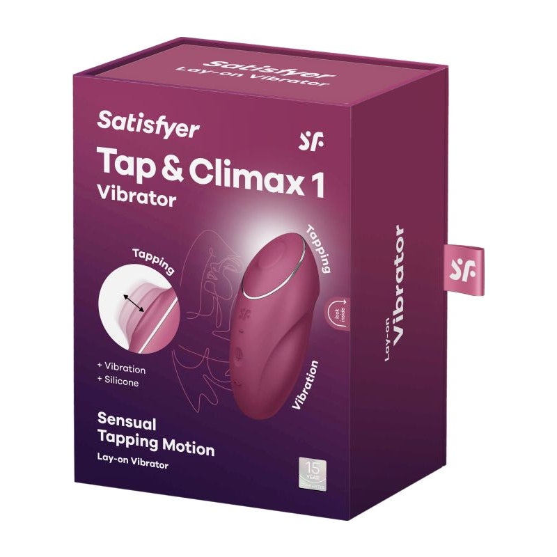 Satisfyer Tap and Climax 1 Red Red