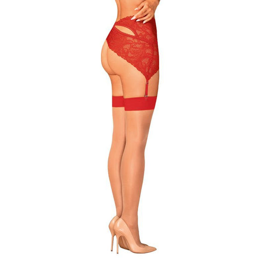 S814 Stockings Red Small/Medium Red