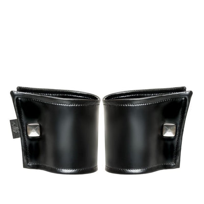 Wrist Wallet Pair with Hidden Zipper One Size Black