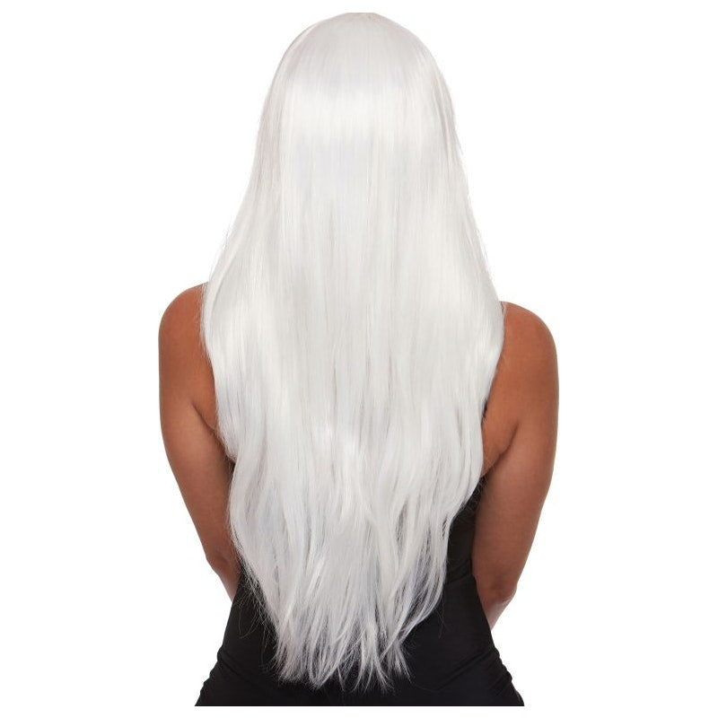 Dreamgirl Layered Long Wig White One Size White