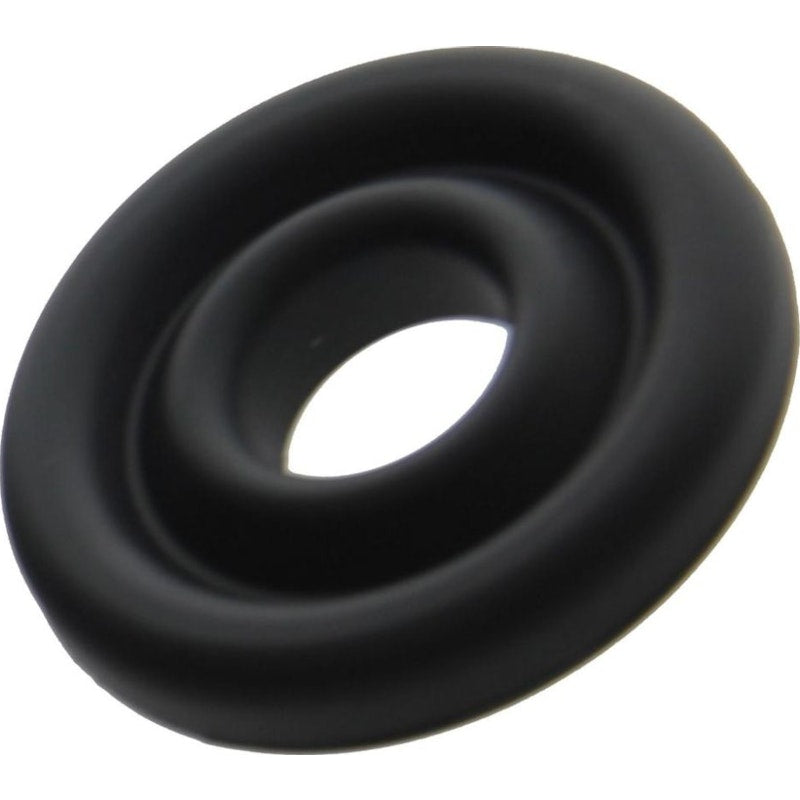 Silicone Donut Cushion Black for Pump Cylinder 1.75in-2.15in Dia Small/Medium Black