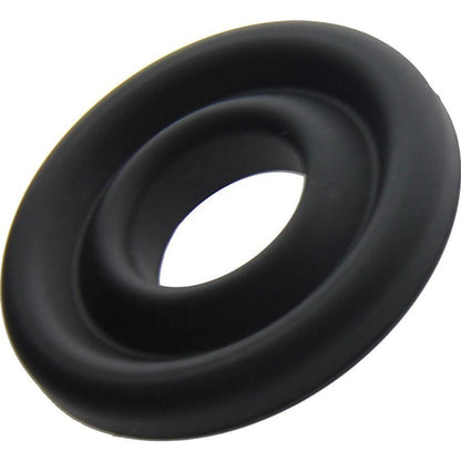 Silicone Donut Cushion Black for Pump Cylinder 2.15in - 2.5in Dia Large Black