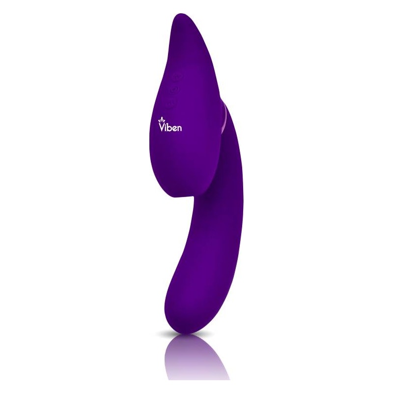 Symphony 21 Mode Swivel Suction Head Triple Motor Vibrator Purple