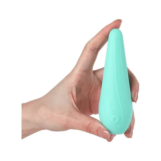 VibeSwirl Vibrator Drip Shape Rechargeable Teal