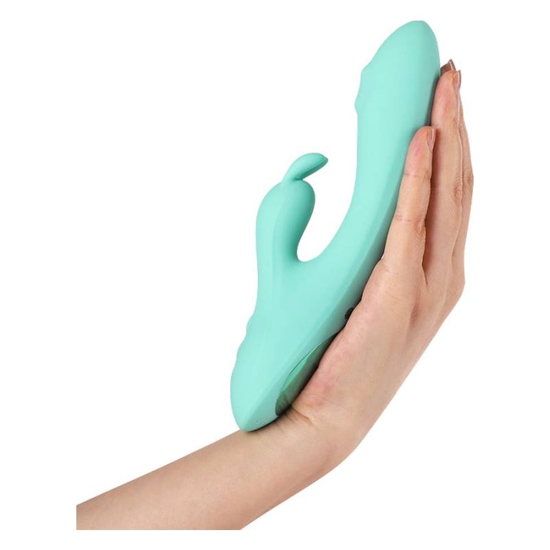 G-Rabbit Rotating G-Spot and Clitoral Vibrator Teal