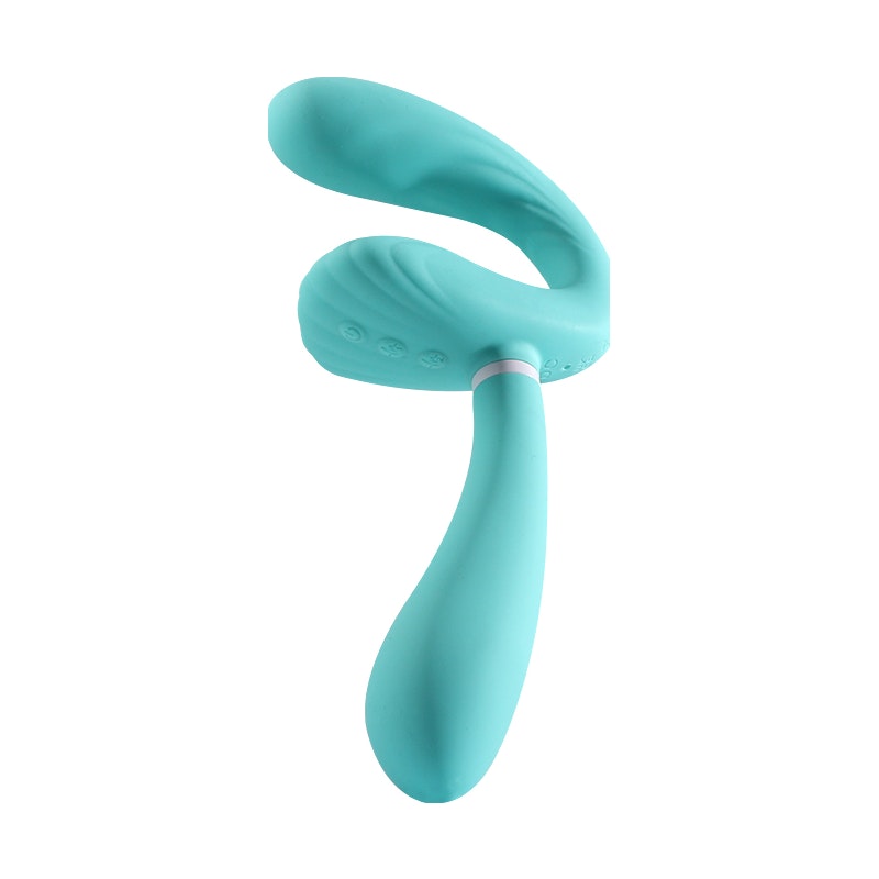 Sapphi Detachable Strapless Strap-on Double Vibrator Teal