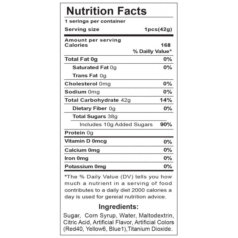 Lusty Lickers Candy Ass Mai Tai Lollypop Custard