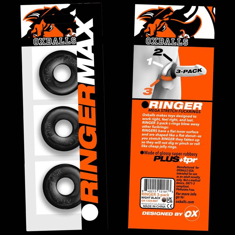 Ringer Max 3 Pc Cockring Set OxBalls