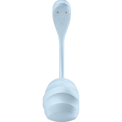 Satisfyer Smooth Petal Wearable App Connect Vibrator Blue Blue